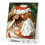 Paint by numbers | Young girls reading - Renoir | intermediate new arrivals reproduction | Figured'Art