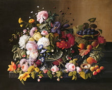 Load image into Gallery viewer, Paint by numbers | Flowers and fruits - Severin Roesen | flowers intermediate new arrivals reproduction | Figured'Art