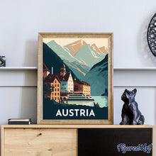 Load image into Gallery viewer, Travel Poster Hallstatt