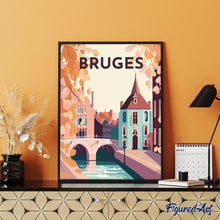 Load image into Gallery viewer, Travel Poster Bruges