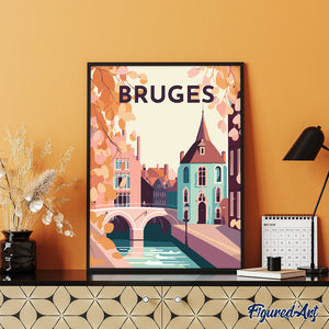 Travel Poster Bruges