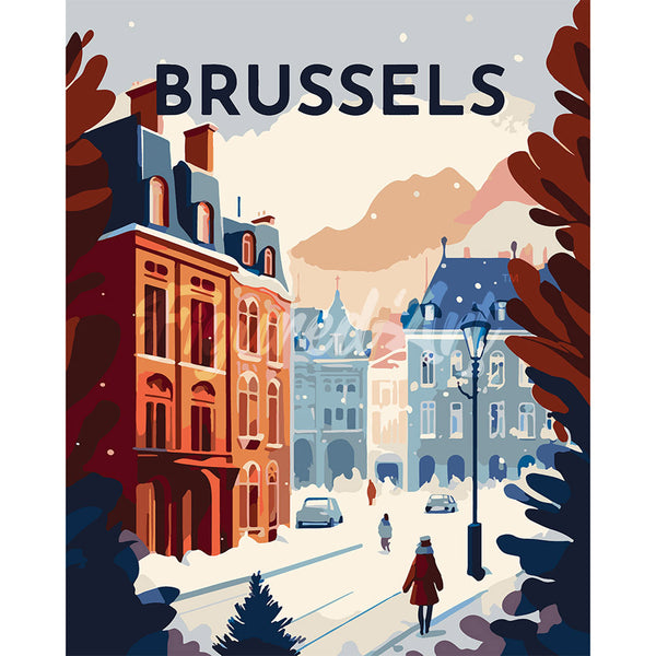 Travel Poster Brussels