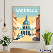 Load image into Gallery viewer, Diamond Painting - Travel Poster Bordeaux