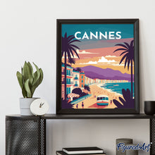 Load image into Gallery viewer, Travel Poster Cannes