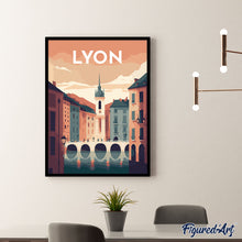 Load image into Gallery viewer, Travel Poster Lyon