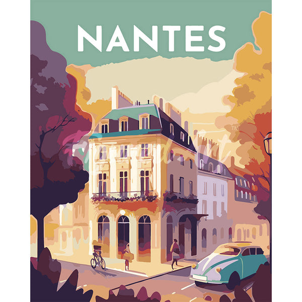 Travel Poster Nantes