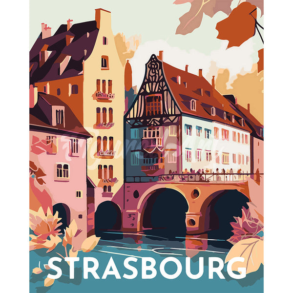 Travel Poster Strasbourg