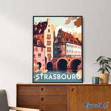 Load image into Gallery viewer, Diamond Painting - Travel Poster Strasbourg