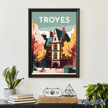 Load image into Gallery viewer, Diamond Painting - Travel Poster Troyes