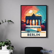 Load image into Gallery viewer, Diamond Painting - Travel Poster Berlin