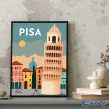 Load image into Gallery viewer, Diamond Painting - Travel Poster Pisa