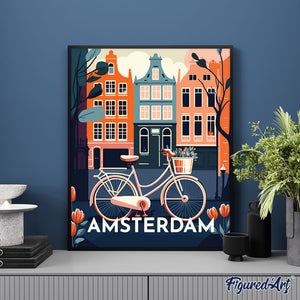 Diamond Painting - Travel Poster Amsterdam