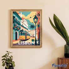 Load image into Gallery viewer, Diamond Painting - Travel Poster Lisbon