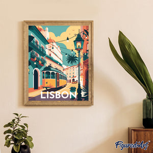 Diamond Painting - Travel Poster Lisbon