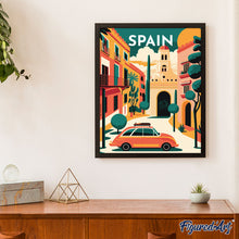 Load image into Gallery viewer, Diamond Painting - Travel Poster Seville