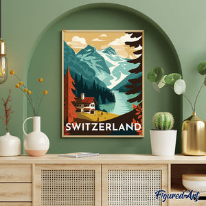 Diamond Painting - Travel Poster Berne
