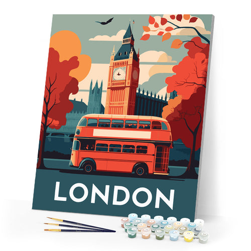 Paint by Numbers - Travel Poster London