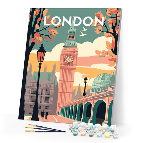 Paint by Numbers - Travel Poster London 2