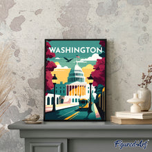 Load image into Gallery viewer, Travel Poster Washington