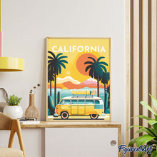 Load image into Gallery viewer, Travel Poster California