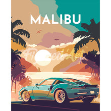 Load image into Gallery viewer, Travel Poster Malibu