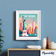 Load image into Gallery viewer, Diamond Painting - Travel Poster New York