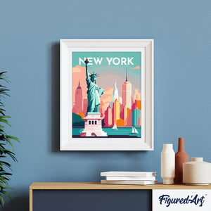 Diamond Painting - Travel Poster New York