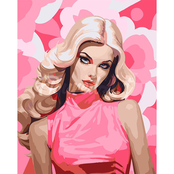 Blonde Diva in Pink