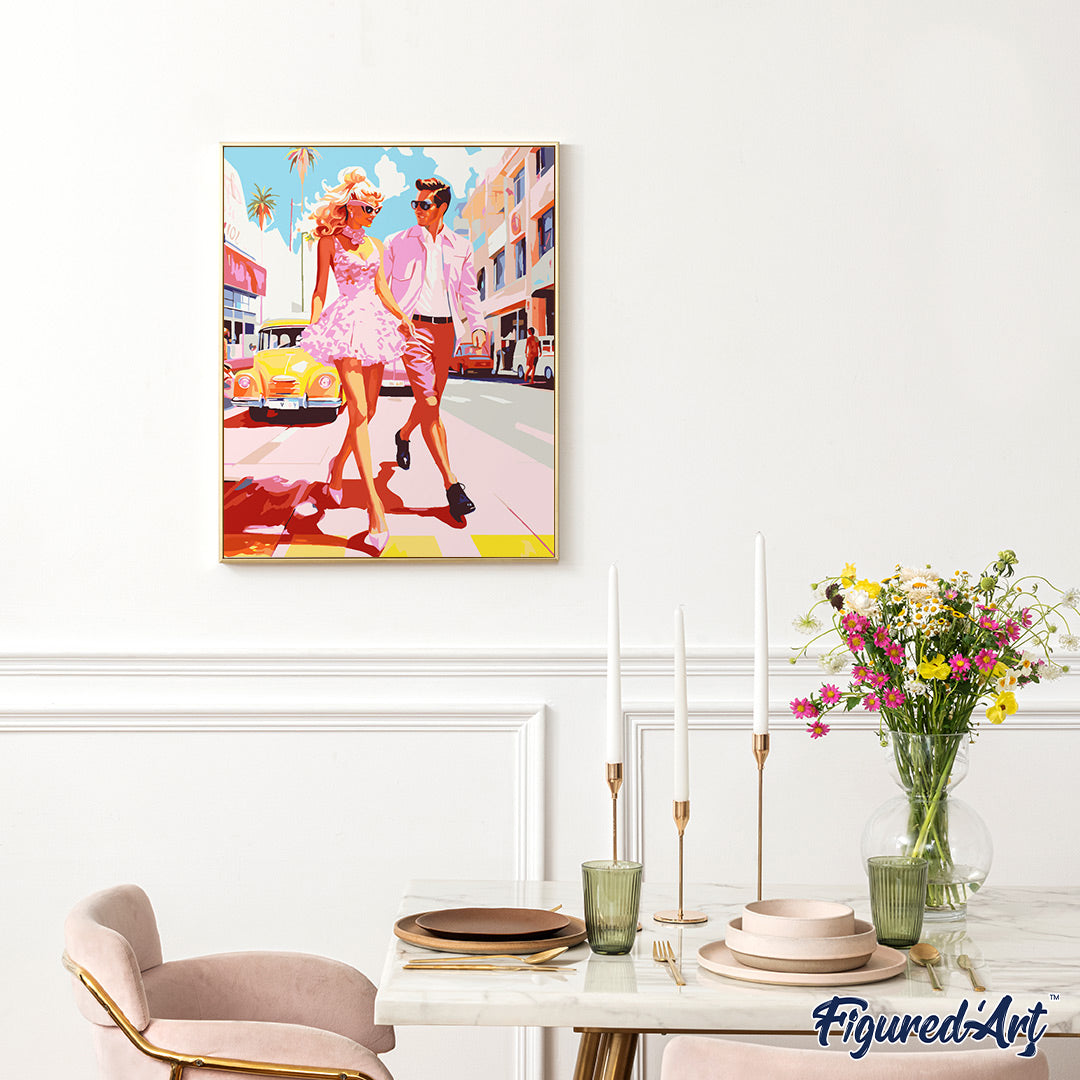 Paint by Numbers - Pink Street Romance – Figured'Art