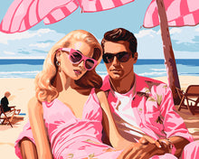 Load image into Gallery viewer, Paint by numbers kit Beachside Sweethearts Figured'Art
