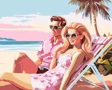 Load image into Gallery viewer, Paint by numbers kit Beachside Diva Love Figured'Art