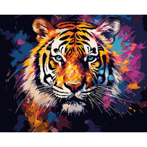 Colorful Abstract Tiger