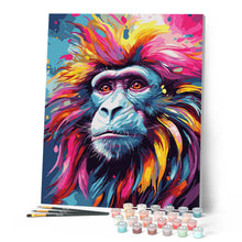 Load image into Gallery viewer, Colorful Abstract Baboon