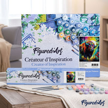 Load image into Gallery viewer, Colorful Abstract Bison
