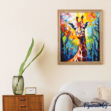 Load image into Gallery viewer, Colorful Abstract Giraffe