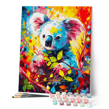 Load image into Gallery viewer, Colorful Abstract Koala