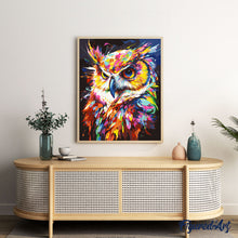 Load image into Gallery viewer, Colorful Abstract Owl