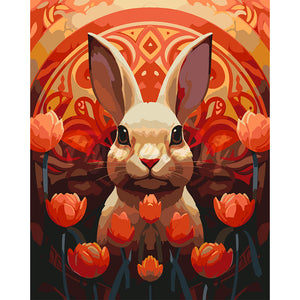 Rabbit Art Deco