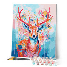 Load image into Gallery viewer, Colorful Deer in Bloom