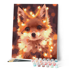 Load image into Gallery viewer, Little Fox with light bulbs