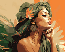 Load image into Gallery viewer, Paint by numbers kit Woman in African Turban Figured'Art