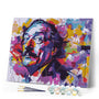 Paint by numbers kit Mustache Street Art Figured'Art