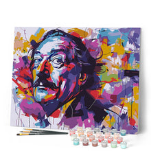 Load image into Gallery viewer, Mustache Street Art
