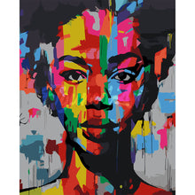 Load image into Gallery viewer, Colorful Girl Street Art