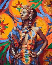 Load image into Gallery viewer, Paint by numbers kit Traditional African Woman Figured&#39;Art