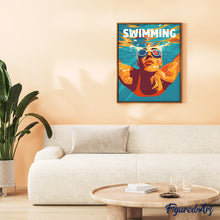Load image into Gallery viewer, Sport Poster Swimming