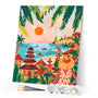 Paint by numbers kit for adults Bali Sunset Figured'Art