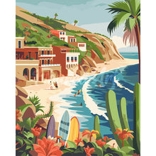 Load image into Gallery viewer, Coastal surfing