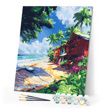 Load image into Gallery viewer, Paint by numbers kit Surfing village Figured&#39;Art