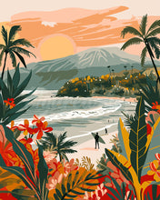 Load image into Gallery viewer, Paint by numbers kit Tropical Beach Figured&#39;Art